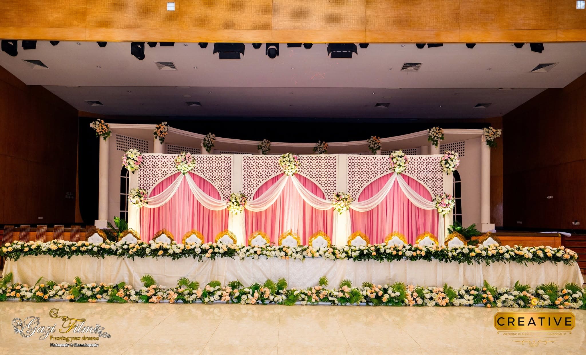 Stage Decor: Wedding reception decor